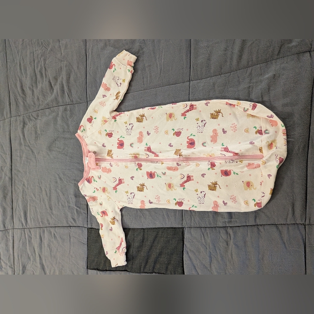 Infant The Peanutshell Sleep Sack 0-3 Mo 100% Cotton Cozy Pajamas Baby Layette